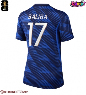 Francie William Saliba #17 Domácí Dres pro Dámy MS 2026 Krátkým Rukávem